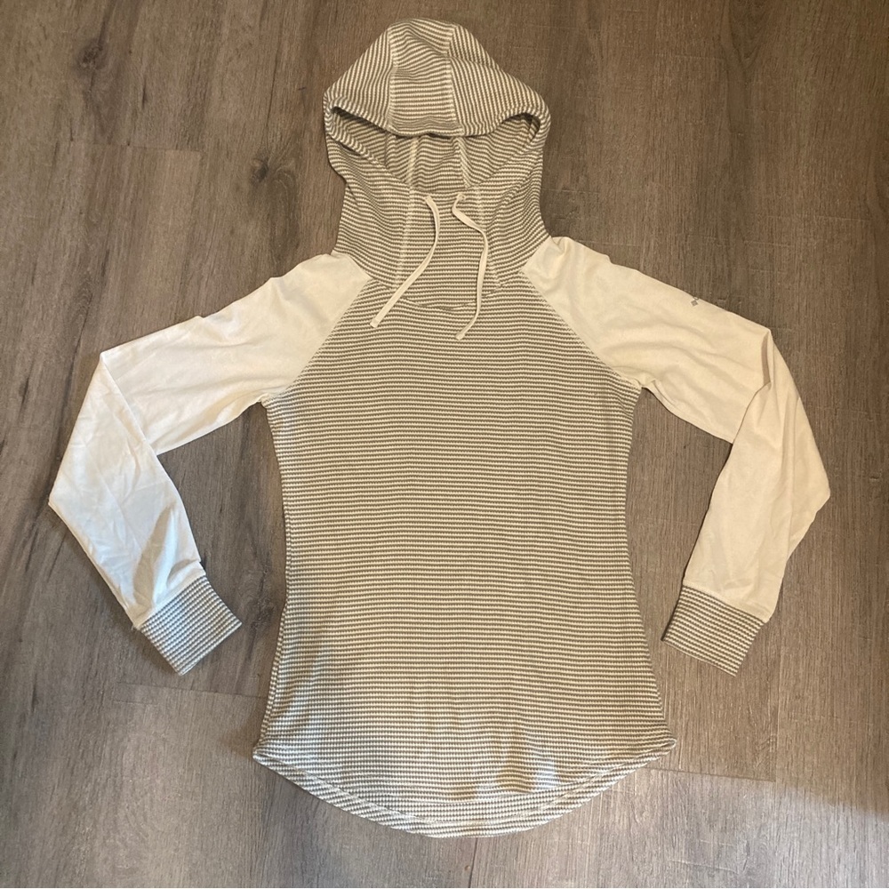 Columbia Stripped Waffle Long Sleeve S EUC